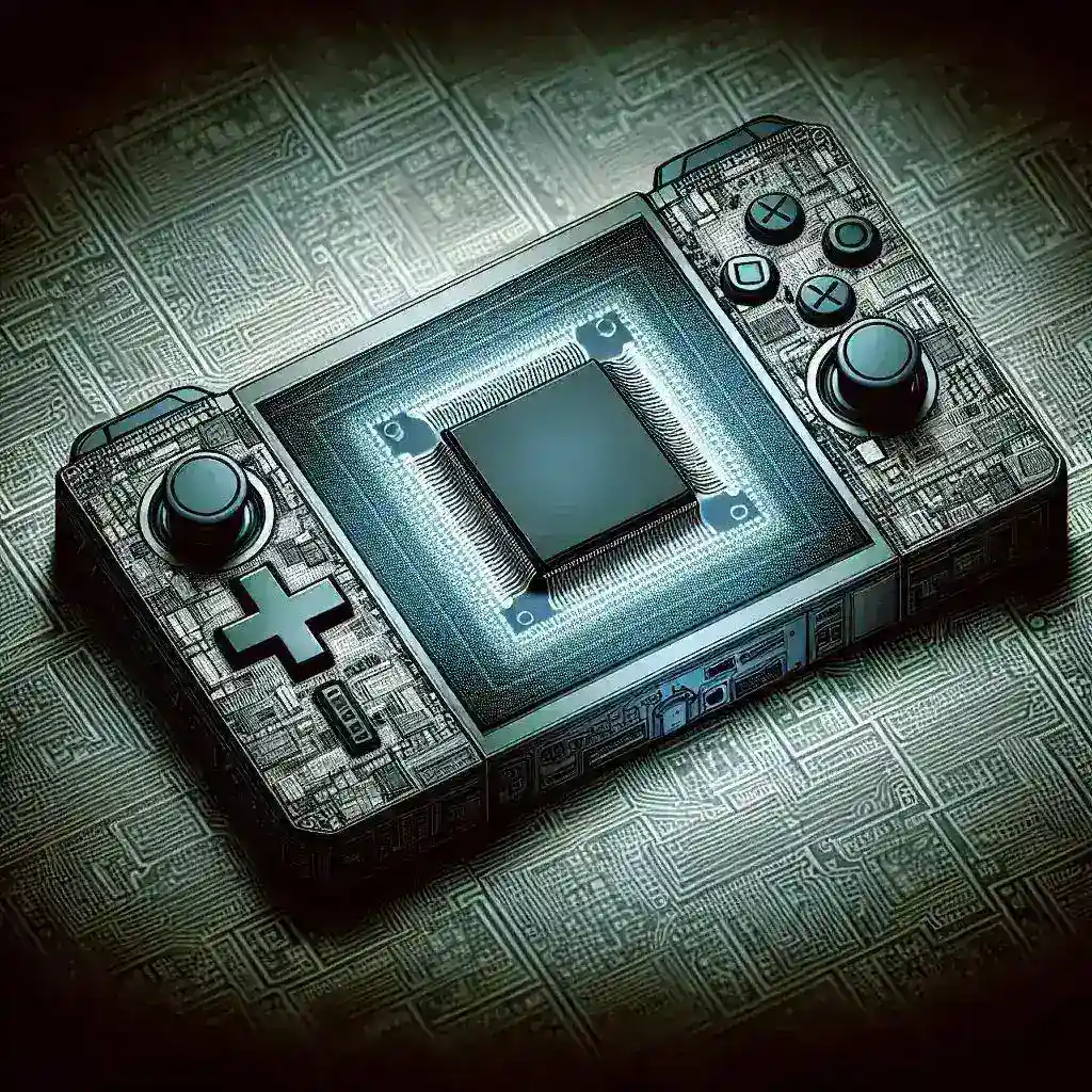 Alt text: "صورة لشريحة NVIDIA Tegra 239 المستخدمة في سويتش 2، شاهد التفاصيل التقنية وأداء اللعبة المتطور في المقال حول تسريبات جديدة."