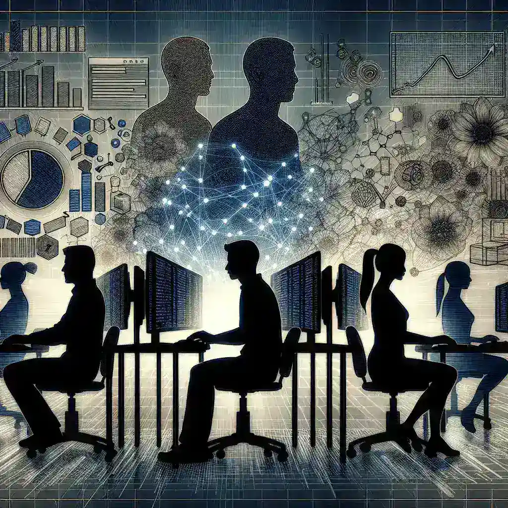 Alt text: "أدوات مراقبة قواعد البيانات الموزعة: مخطط يوضح كيفية استخدام أدوات المراقبة لتحسين أداء قواعد البيانات وزيادة كفاءة المطورين والمهندسين."