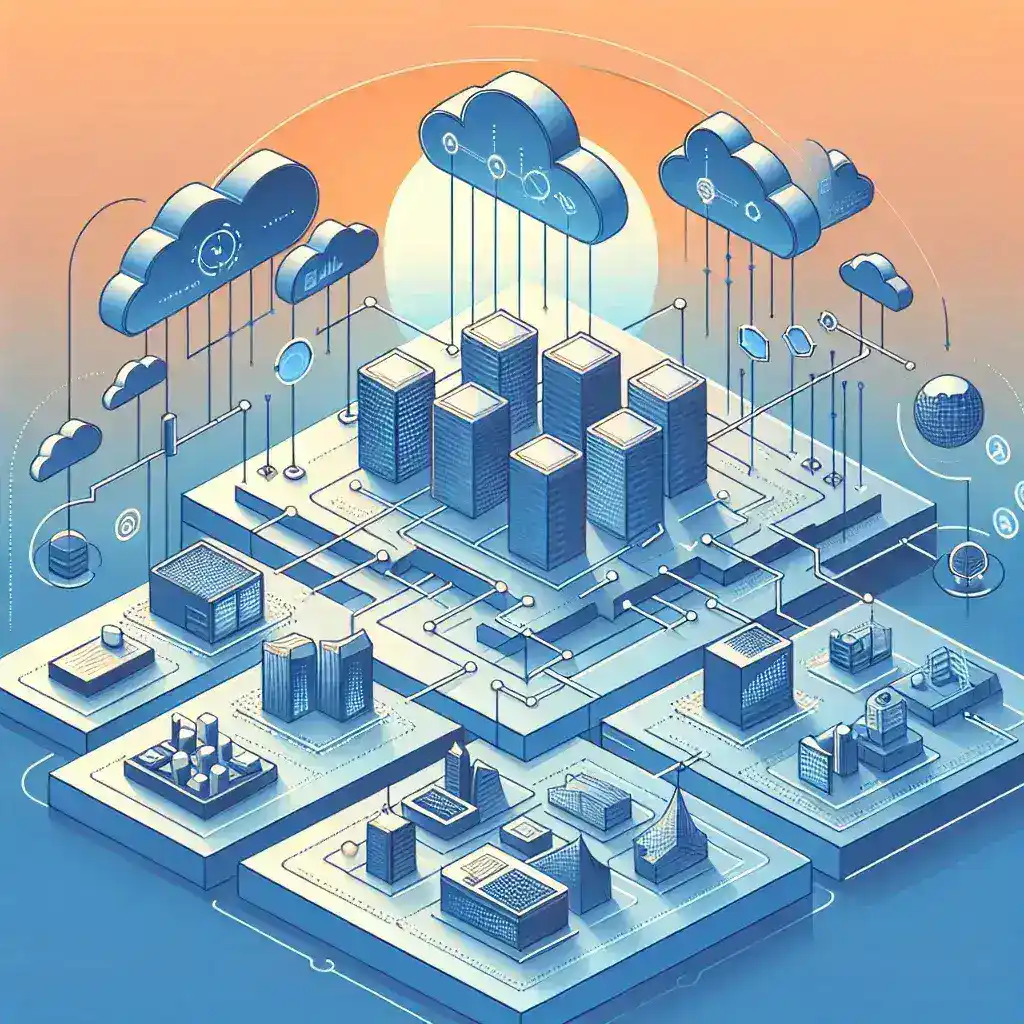 "حلول مراقبة البنية التحتية السحابية متعددة المناطق: صورة توضح كيفية تحسين الأداء والأمان في الأنظمة السحابية الموزعة للشركات الحديثة."
