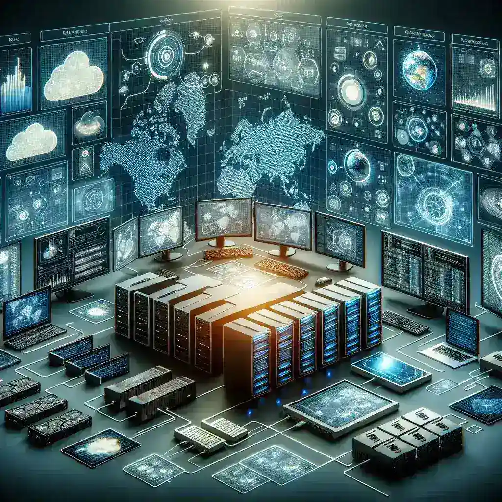 "صورة توضح أدوات مراقبة قواعد البيانات الموزعة مع تدوين توضيحي يبرز أهم الميزات والاعتبارات لاختيار الأداة المناسبة لبيئة تقنية محددة، يتضمن أدوات متقدمة وتحليلات بيانية."